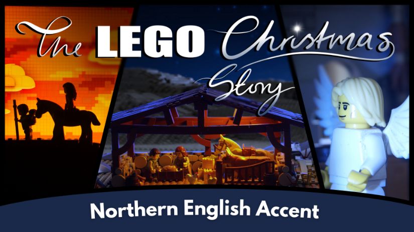Lego Christmas video Northern English accent