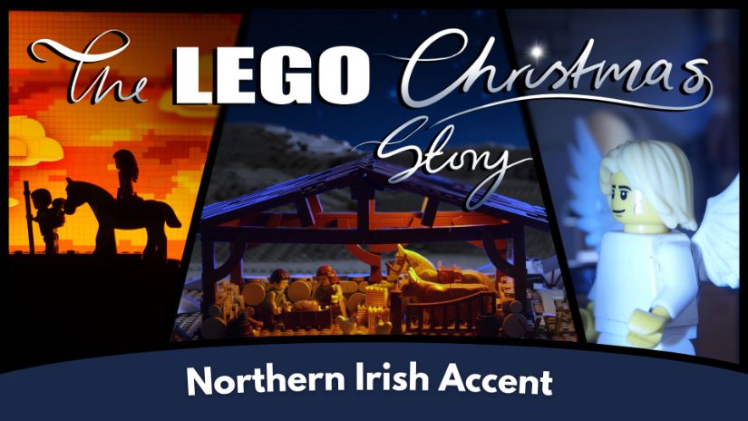Lego Christmas video southern northern Irish accent