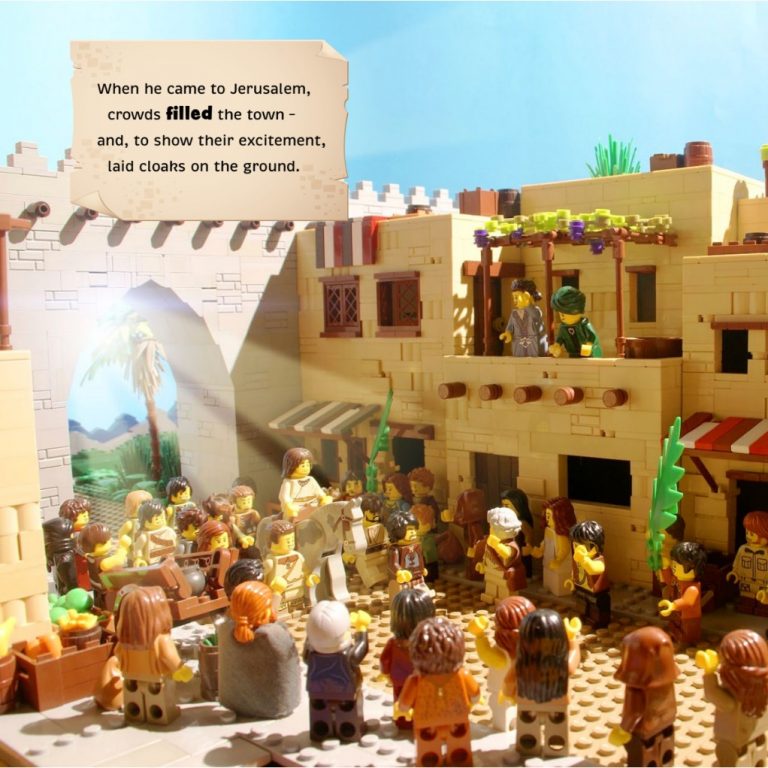 The Easter Story Brick by Brick book - LEGO Easter story - Page 2