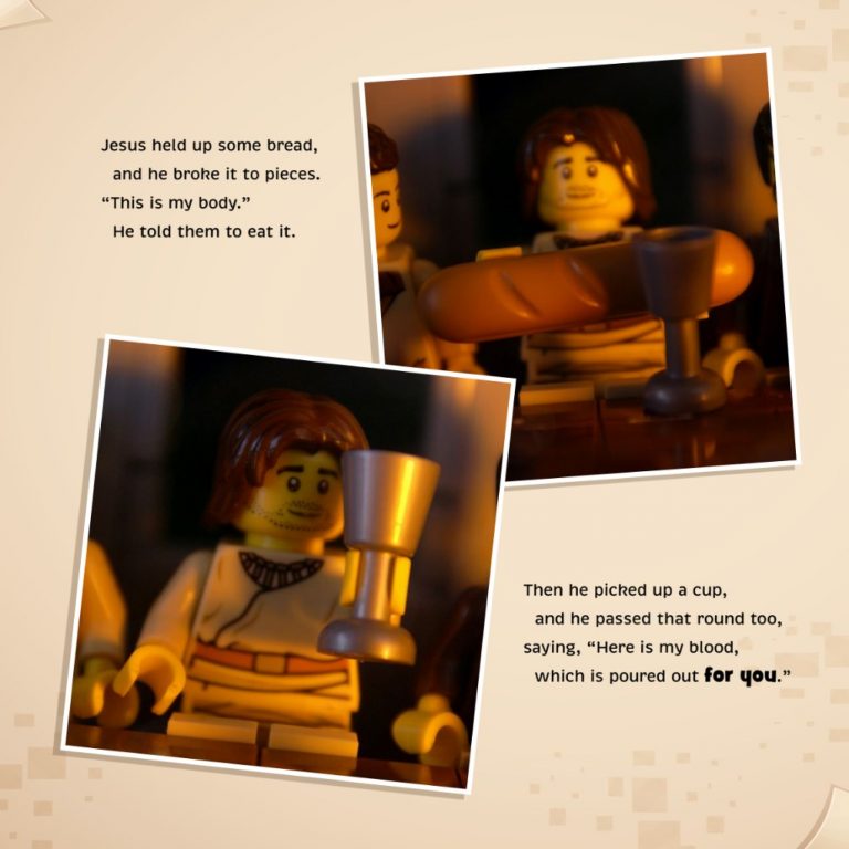 The Easter Story Brick by Brick book - LEGO Easter story - Page 5
