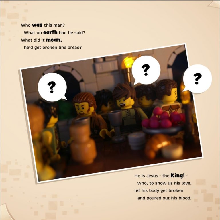 The Easter Story Brick by Brick book - LEGO Easter story - Page 6