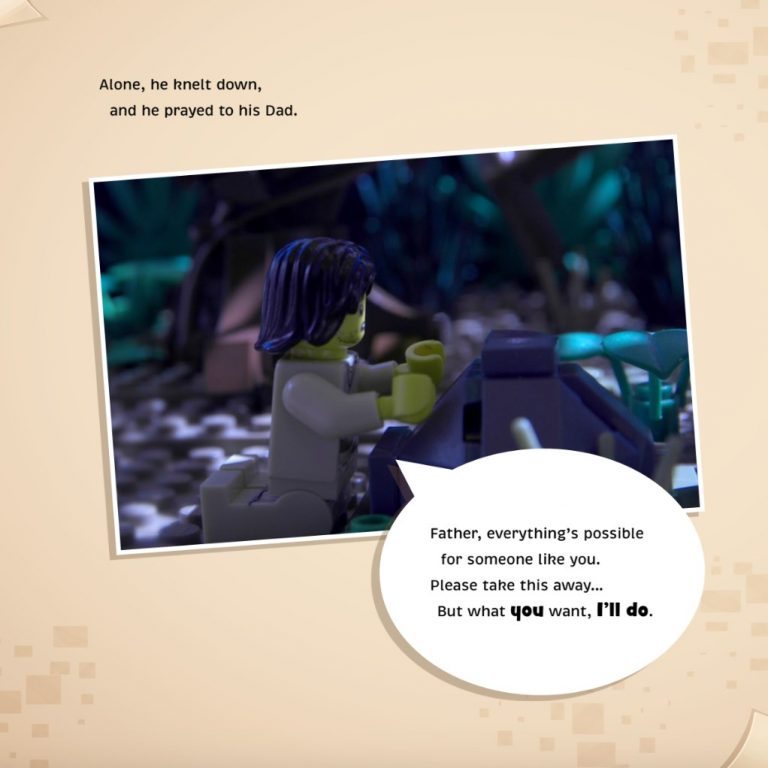 The Easter Story Brick by Brick book - LEGO Easter story - Page 9