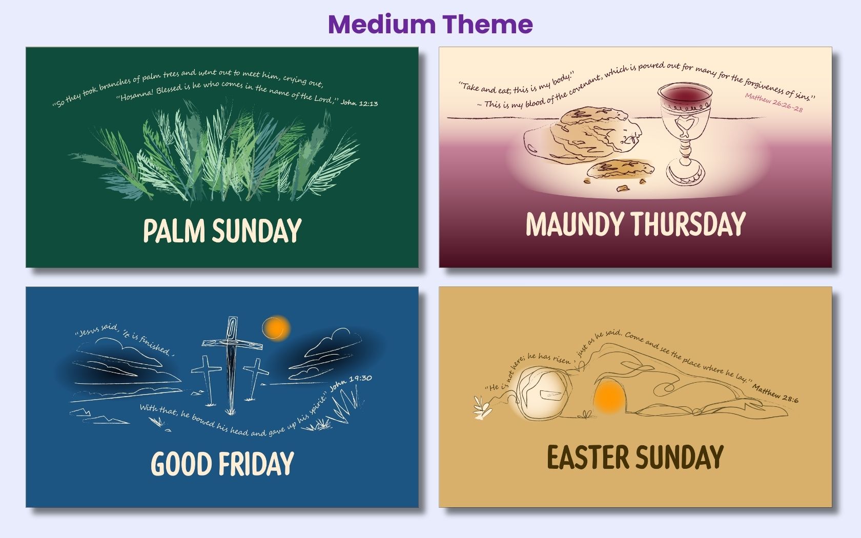 Easter Media Bundle Medium Theme