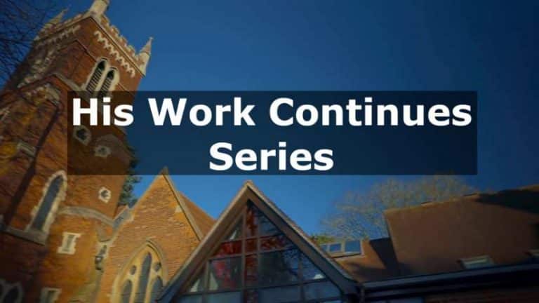 His Work Continues Series