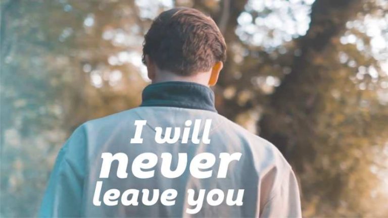 I Will Never Leave You