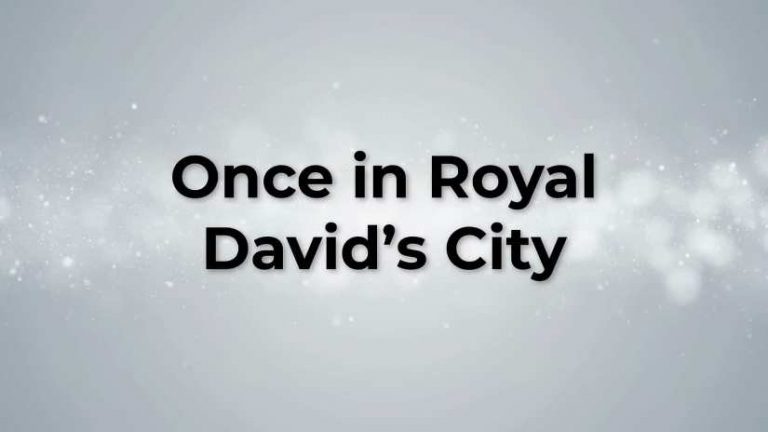Once In Royal David’s City (Light)