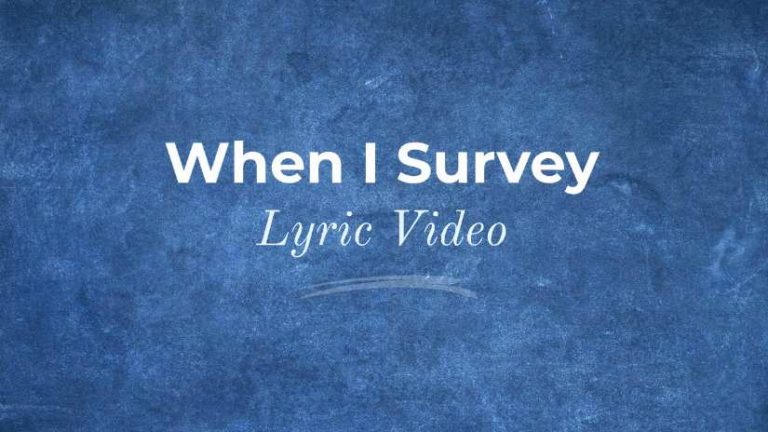 When I Survey