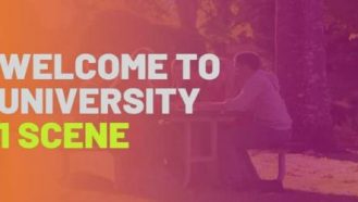 Customisable video template for Welcome to University Scene 1