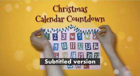 Christmas Calendar Countdown (Subtitled version)